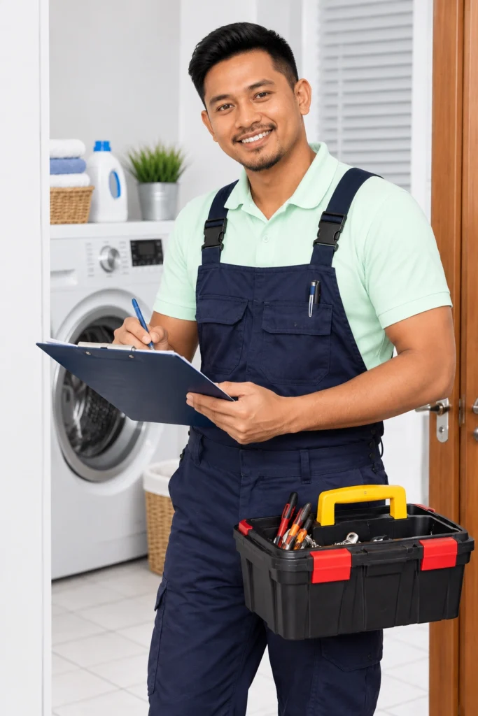 washing machine repair technician